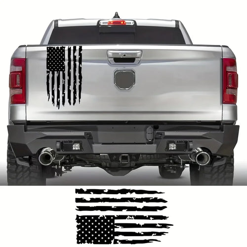 Premium Glossy American Flag Car Stickers Durable Auto Vinyl Decals for Dodge Ram Ford F150 Trucks Easy To Apply Decoration