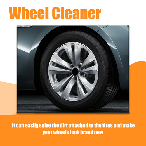 Wheel Cleaner Spray Professional Aluminum Rim Cleaner 100ml Brake Dust Remover Wheel Cleaner Long-Lasting Car Detailing Solution