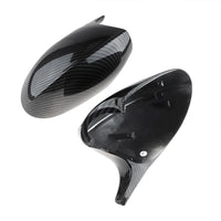 1 Pair Car Rearview Mirror Cap Side Mirror Cover Fit For BMW E90 E91 2005-2007 E92 E93 E81 E82 E88 E87  Pre-LCI Car Accessories