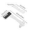 ITAX Bidet Toilet Ultra Slim Toilet Seat Attachment Non-Electric Self-Cleaning Hygienic Nozzle Adjustable Water Pressure Control