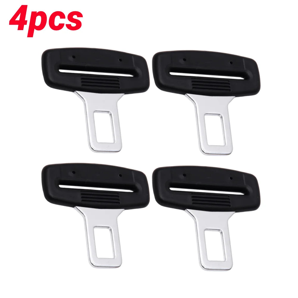10-2PCS Seat Belt Tongue Car Seat Belt Buckle Clips Car Seat Belt Clip Extender Plug Safety Extension Buckle Auto Accessories