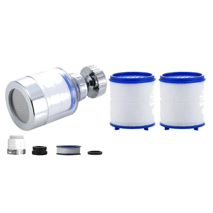 10/1pcs Faucet Water Purifier Anti-splash Household Kitchen Bathroom Drinking Water Filter 360° Rotating Faucet Sprayer Head