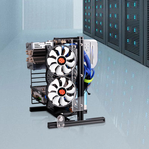 PC Frame Test Bench ITX ATX MATX Open Air Case Water Cooling Fan Chassic DIY Mini Computer Motherboard for HTPC Graphics Card