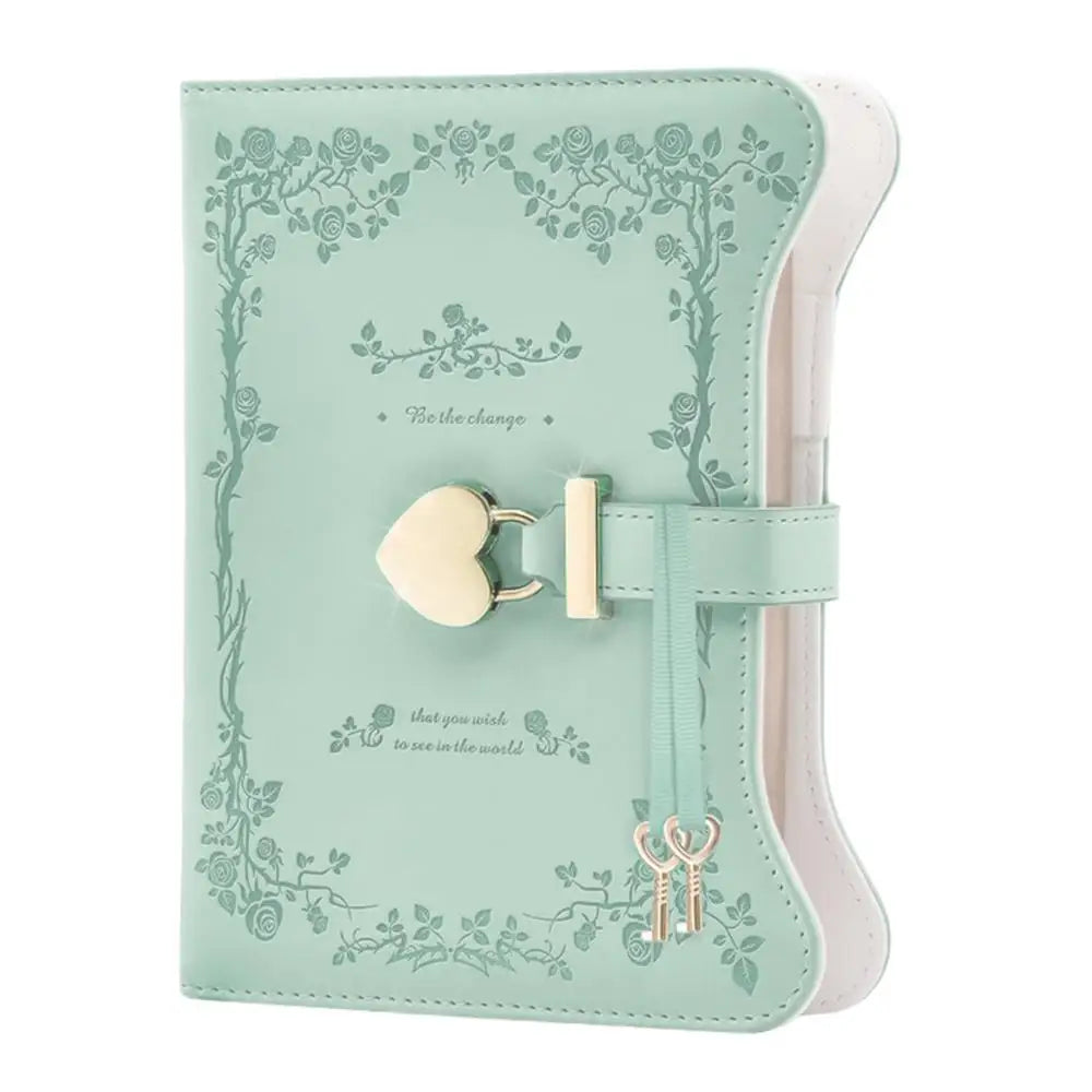 Notebook With Lock B6 PU Leather Journal With Lock And Key 360 Pages Refillable Notebook Secret Diary For Women Girls Personal