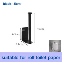 Self Adhesive Toilet Paper Towel Holder Punch-free Roll Paper Holder Kitchen Hook Storage Holder Stainless Steel Wall Mount Hook