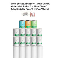 B3 Portable Photo Printer with Bluetooth iOS Android for Inkless Thermal Printing  Sticker Printer Label Maker DIY Toy Kids Gift