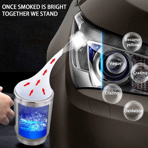 Car Headlights Renovation Polishing Kit Headlight Chemical Polishing Kit Automotive Care Tool 800ML Liquid Polymer Car Tool Set