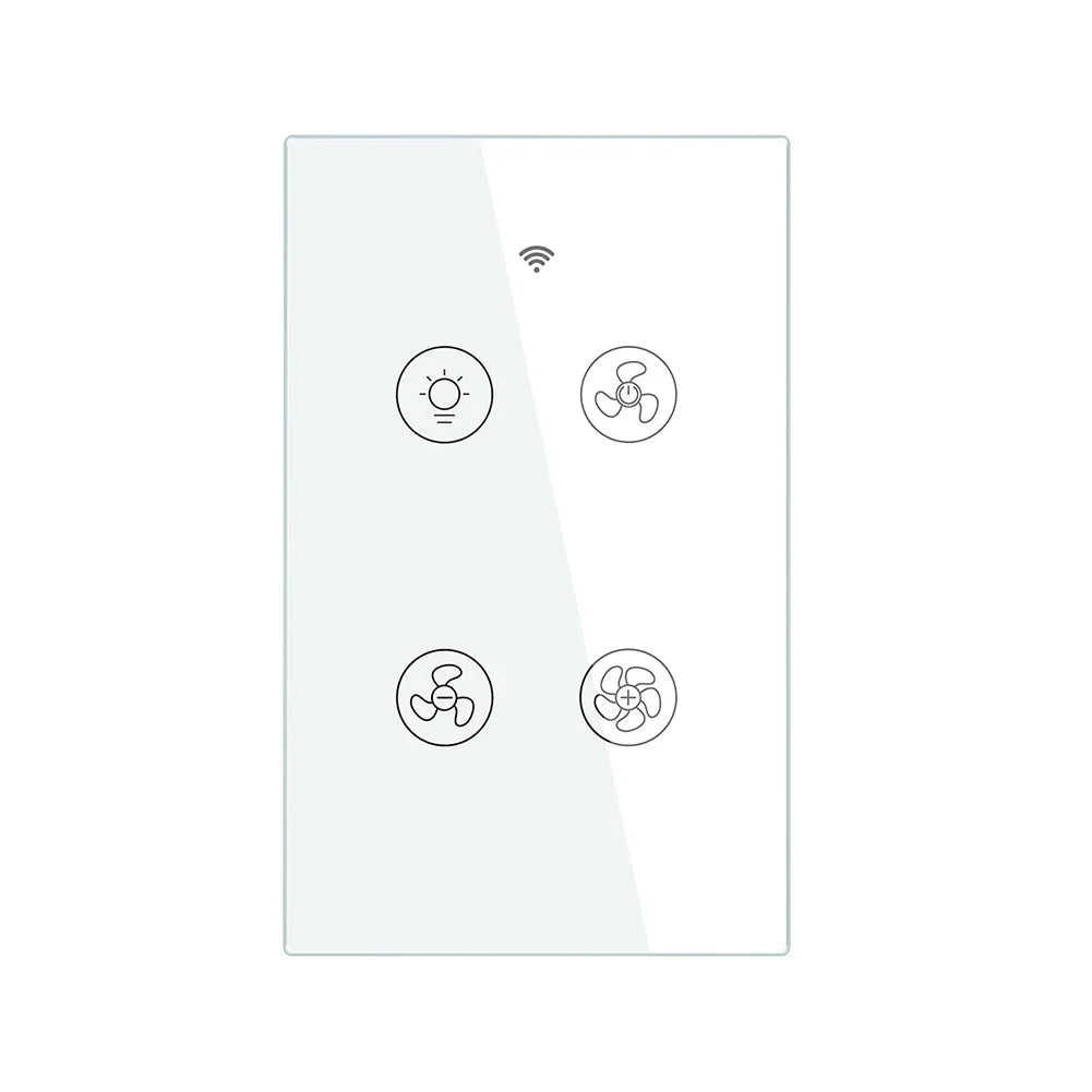 New WiFi RF Smart Ceiling Fan Light 2/3 Way Control Smart Life/Tuya APP RF Remote Speed Control Alexa Google Home Compatible