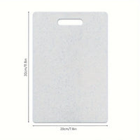 Marble Texture PP Cutting Board Antibacterial and Mildew Cutting Board Kitchen Vegetable Cutting Board Dishwasher Safe