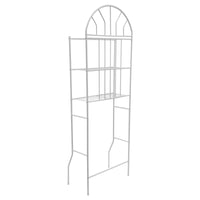 24.8*13.39*69.69 Inch 3-Tier Toilet Storage Rack Floor Standing Toilet Bathroom Organize Shelf  Easy to Clean