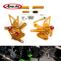 Arashi V2.0 Adjustable Rearset For KAWASAKI Ninja ZX4R ZX-4R 2023 / ZX-4RR ZX4RR 2022 -2024 CNC Footrest Foot Pegs Pedal