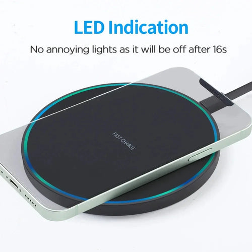 120W Fast Wireless Charger iPhone for 15 14 13 12 Max XR X Induction Wireless Charging Pad For Samsung S22 S21 S20 S10 9 Note