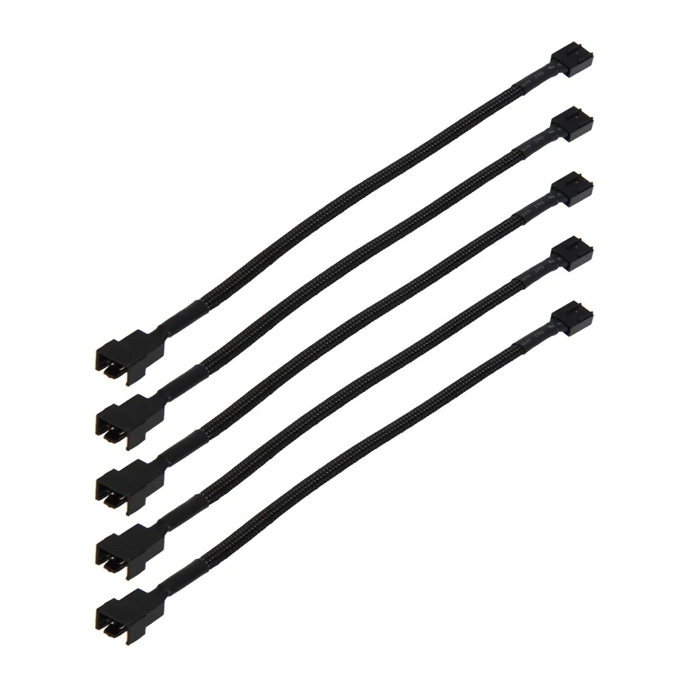 5-15PCS 4 Pin PWM Connector Case Fan Extension Power Cable 26cm for Compure CPU Cooling System for Computer Connector Case Fan