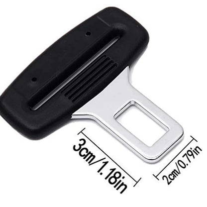 10-2PCS Seat Belt Tongue Car Seat Belt Buckle Clips Car Seat Belt Clip Extender Plug Safety Extension Buckle Auto Accessories