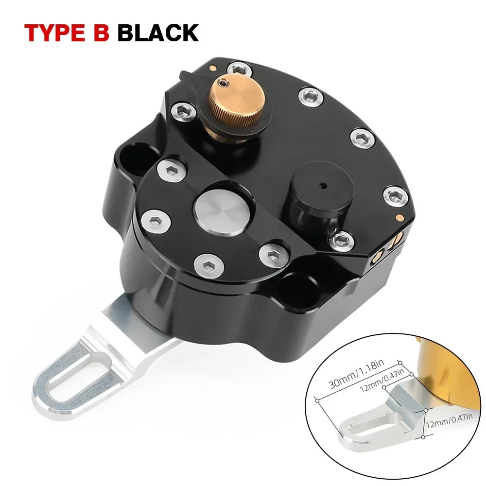 Steering Damper Stabilizer Motorcycle Accessories Universal Reversed Safety Control Adjustable For YAMAHA For HONDA For KAWASAKI