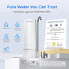 Waterdrop Countertop Water Filter, 4000 Gallons Water Filter for Sink Faucet and Filter Life Reminder, Reduces Heavy Metals