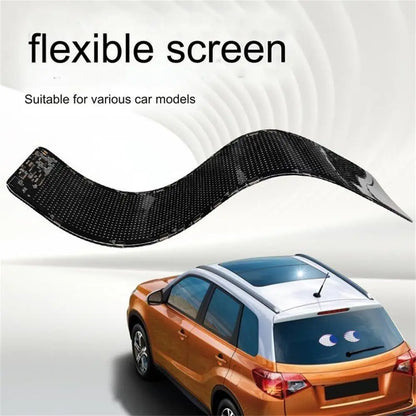 RGB Car Devil Eyes Light Led Soft Screen DIY Car Windshield Dynamic Eyes Light Flexible Matrix Screen Smart Phone App Control