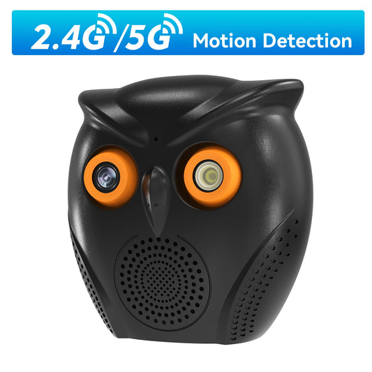 1080P WiFi Home Security Camera With 120° Wide Angle, Two-Way Audio - USB Powered Indoor Surveillance Mini Cam, Speaker, Video