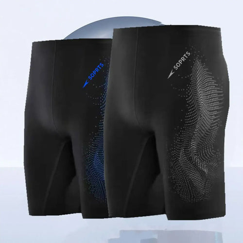 Men Swimwear Tight Swim Quick-Drying Professional Racing Training Swimsuit Comfortable Adjustable Racing and Training Swimsuit