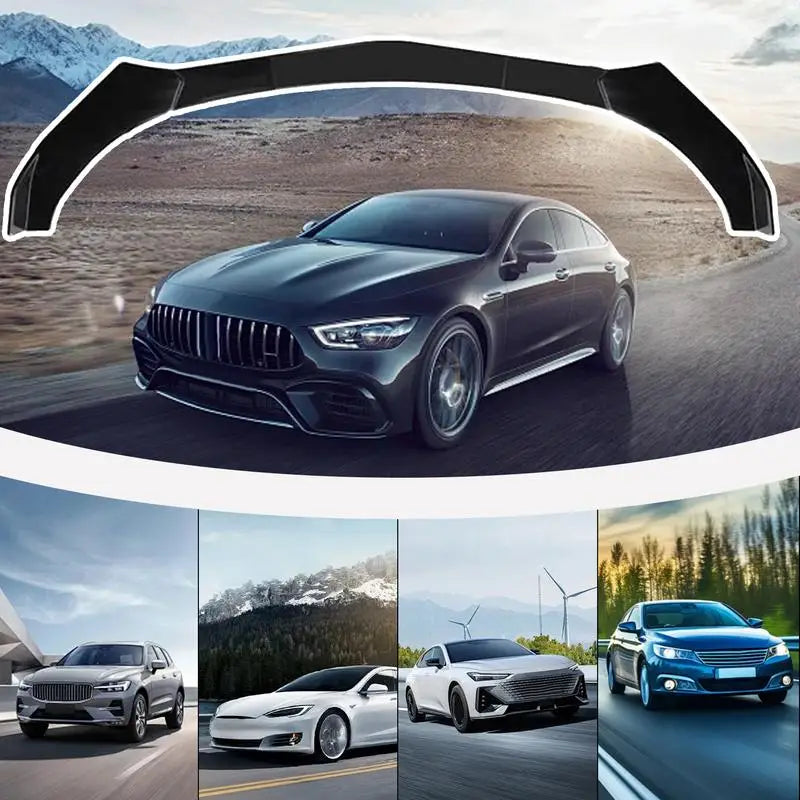 Front Bumper Lip Splitter Spoiler Adjustable Front Bumper Body Kit For Car Lightweight Front Body Shovel Anti-Collision Bumper
