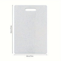 Imitation marble texture PP plastic cutting board Antibacterial mildew kitchen vegetable cutting board is dishwasher safe