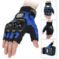 Motorcycle Gloves for Men Women Half Finger Glove Moto Fingerless Riding Protective Gear Gloves Motorbike ATV MTB Racing  Gloves
