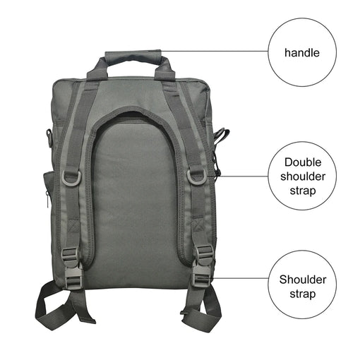 Molle  Laptop Bag Tactical Messenger Bags Computer Backpack Fanny Belt Shouder Camping Outdoor Sports Bag