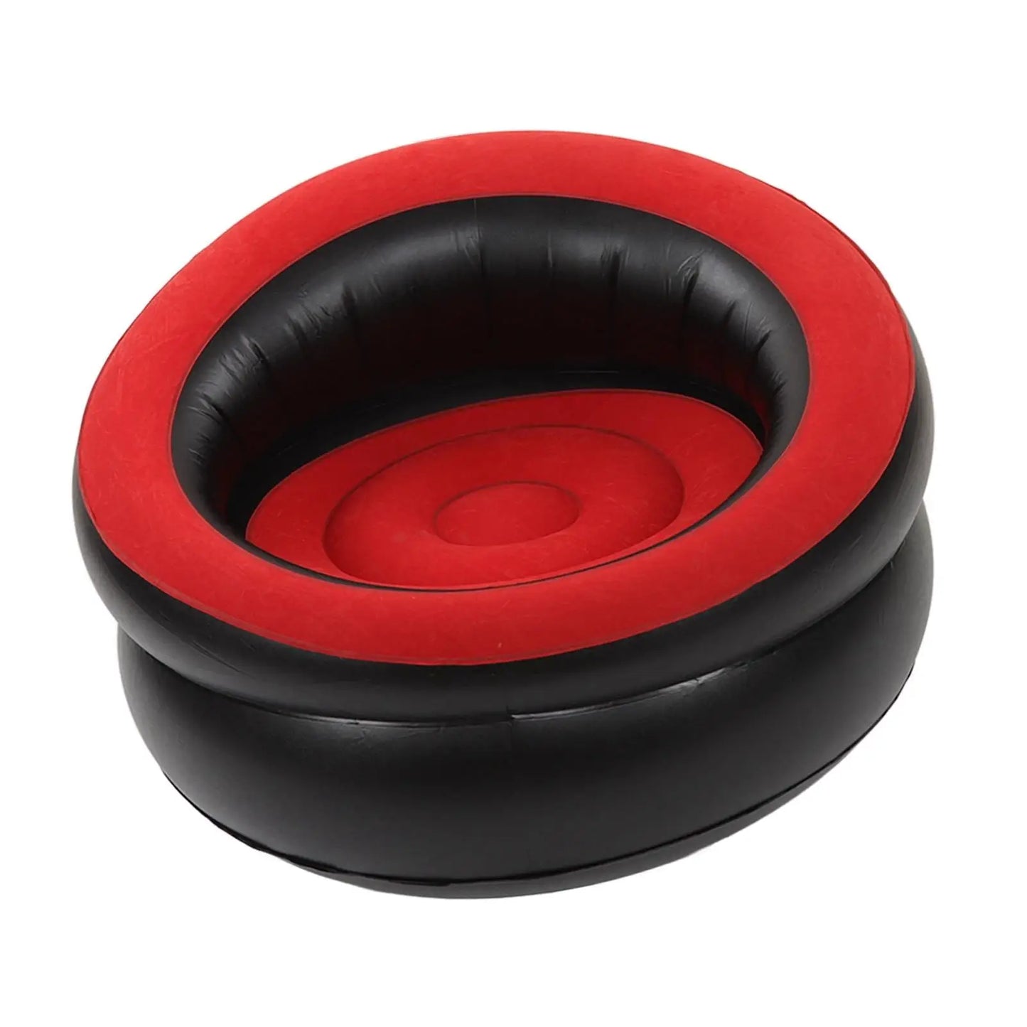 Inflatable Flocking Couch - Stylish Sofa Chair for living Room, Bedroom, Office & Balcony