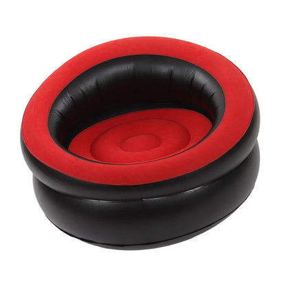 Inflatable Flocking Couch - Stylish Sofa Chair for living Room, Bedroom, Office & Balcony