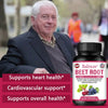 Organic Beet Root Powder Extract + Black Pepper, Vitamin and Mineral Supplement, Blood Circulation, Blood Pressure Health