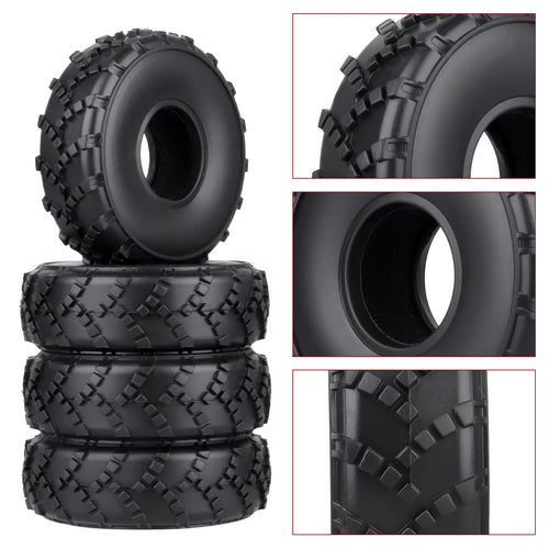 HobbyPark 1.0 Tires Sticky Soft 1/24 1/18 RC Crawler for Traxxas TRX4M Axial SCX24 Bronco Gladiator C10 Deadbolt B17 FCX18 FCX24