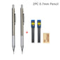 0.3 0.5 0.7 0.9 1.3 2.0mm Mechanical Pencil Set Full Metal Art Drawing Painting Automatic Pencil with Leads Office School Supply