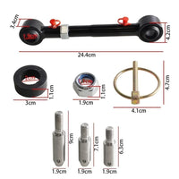 Front Sway Bar Links Disconnects For Jeep Wrangler JK JKS 2/4 Doors 2007-2018 Adjustable Quick Disconnect Parts 2.5-6" Lifts 