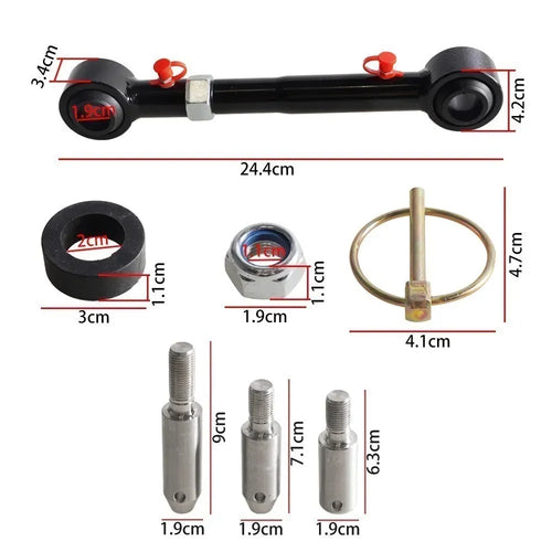 Front Sway Bar Links Disconnects For Jeep Wrangler JK JKS 2/4 Doors 2007-2018 Adjustable Quick Disconnect Parts 2.5-6" Lifts 