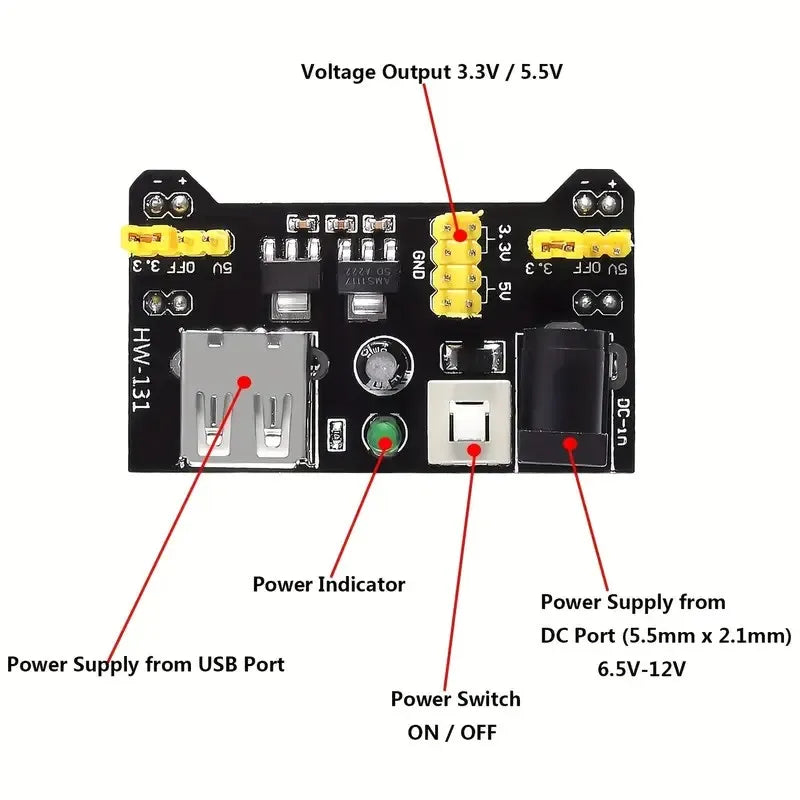 830Pcs/Box DIY Project Starter Kit для Arduino UNO R3 Kit Електронний DIY Kit Набір електронних компонентів із макетною платою для зв’язків