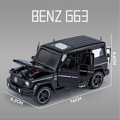 1:32 Benz G63 SUV Alloy Model Car Toy Diecasts Metal Casting Sound and Light Car Toys For Children Vehicle