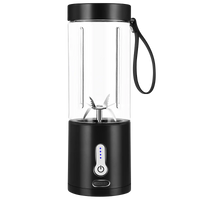 530ML Powerful Portable Blender for Smoothies Shakes USB Rechargeable Food Processor Fruit Mixer Machine Mini Juicer Blender Cup