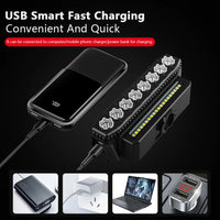 USB Rechargeable Bike Front Light 120dB Cycling Bike Horn Waterproof 6 Lighting Modes Bicycle Bell Front Light Easy to Install