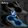 Auto LED Cup Holder Atmosphere Lights Storage Box Ice Blue Decor Ambient Light For Toyota Camry 2018 2019 2020 2021 2022 2023