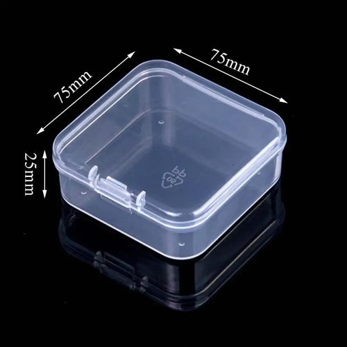 Mini Boxes Rectangle Plastic Storage Box Practical Frosted Translucent Toolbox Bead Jewelry Case Display Organizer Container