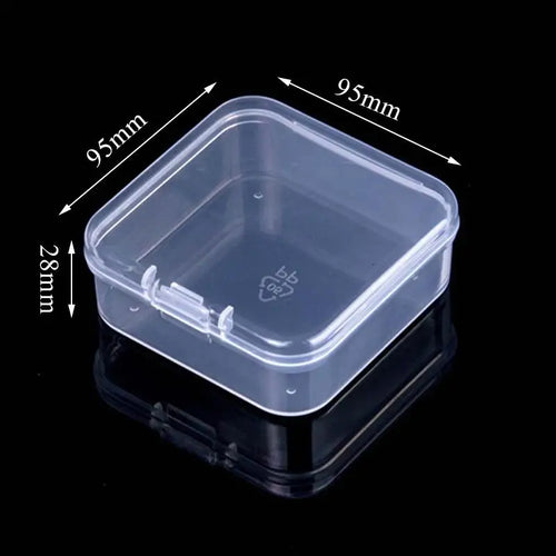 Mini Boxes Rectangle Plastic Storage Box Practical Frosted Translucent Toolbox Bead Jewelry Case Display Organizer Container