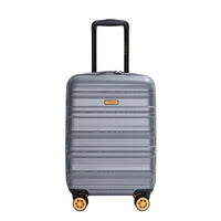 Travehouse Hardshell Carry On Luggage Airline Approved 18.5", Small Suitcase With Spinner Double Wheels and Lock
