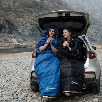 KingCamp Ultralight Sleeping Bag - Envelope Lightweight Portable, Great For 3 Season Traveling, Camping, Hiking
