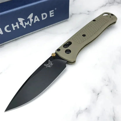 BM 535 Portable Folding Knife 440C Blade Nylon Fiber Handle Pocket EDC Outdoor Adventure Camping Knife Black Blade / White Blade
