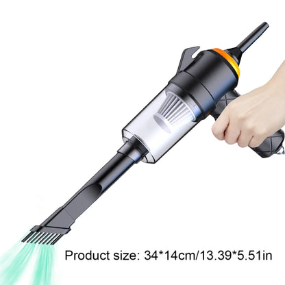6 In 1 Blowing & Suction Vacuum Cleaner 3500PA Strong Suction Mini Handheld Cleaner Multifunctional for Car Home Office Cleaning