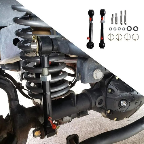 Front Sway Bar Links Disconnects For Jeep Wrangler JK JKS 2/4 Doors 2007-2018 Adjustable Quick Disconnect Parts 2.5-6" Lifts 