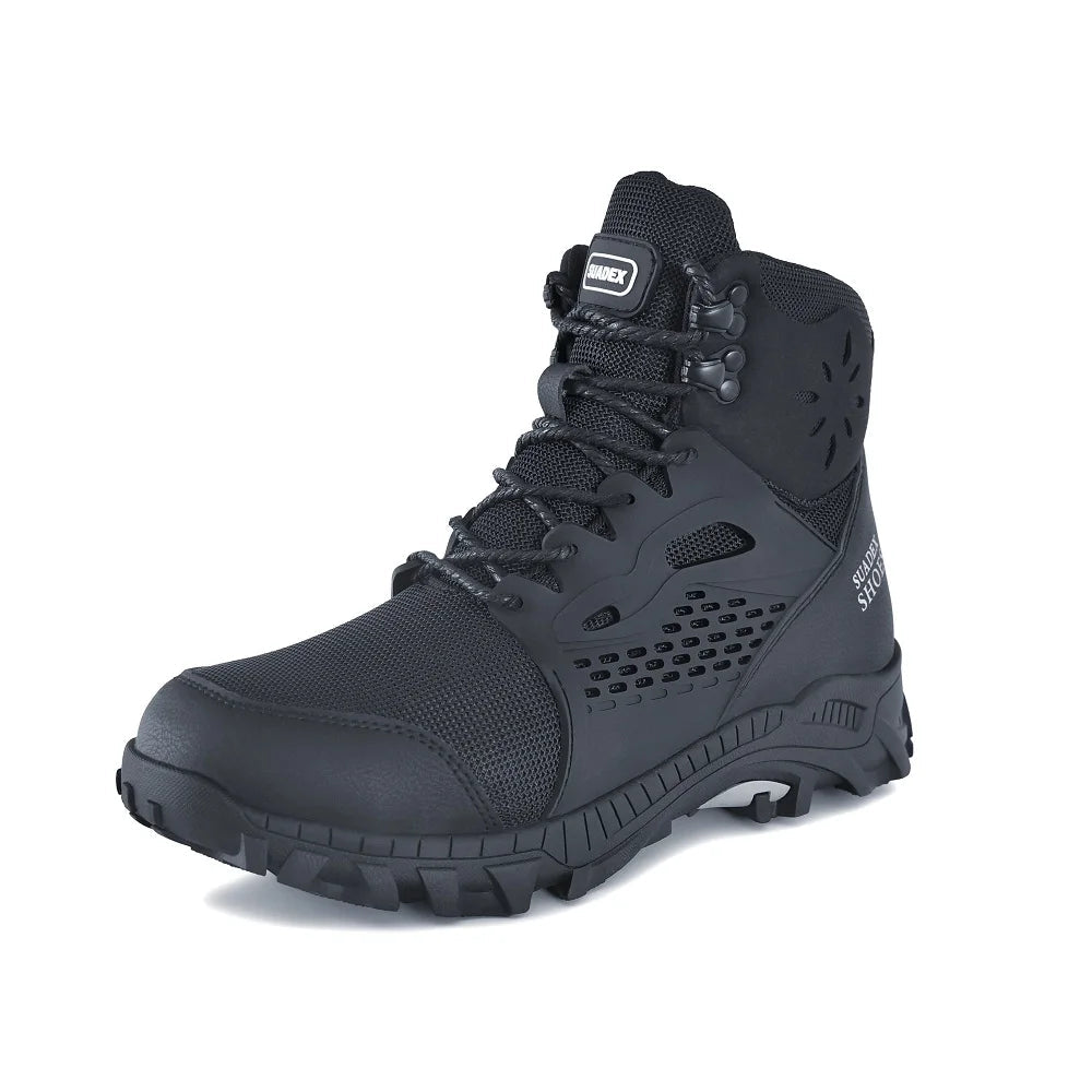 SUADEX S1 Safety Boots Men Work Shoes Anti-Smashing Steel Toe Work Safety Shoes Male Female Boots Anti-slippery EUR Size 37-48 EzBuyCo