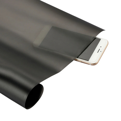 Matt Black Car Light Headlight Taillight Tint Vinyl Film Sticker Flexibility PVC Film Removable UV-Resistant Sheet for Glass