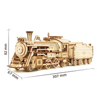 Robotime Rokr Classic Car 3D Wooden Puzzle Train Army Jeep Heavy Truck Vintage Car 1:15 Scale Model Building Kits for Kids