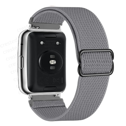 Scrunchie Band For Huawei Watch Fit 2 Strap Smartwatch Accessories Elastic Nylon Loop Bracelet Correa Huawei Watch fit2 band
